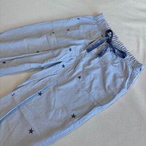 Aerie Star Printed Pajama Pants, Blue, Size Small